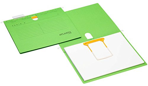 Atlanta, Jalema 2655834500, cartella sospesa per cartelle, borsa sospesa, scatola da 25, verde