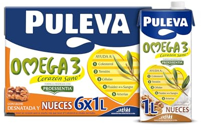 Puleva Omega 3 Proessentia® Nueces brik 1L - Caja 6 litros