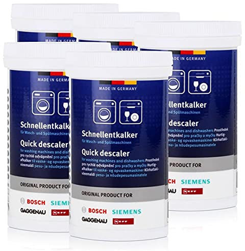 5x BSH Schnellentkalker 250g - für Wasch- und Spülmaschinen, Entkalker