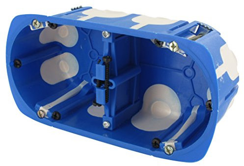 Boîte d'encastrement multi-matériaux RT2012 - 2 postes - D.67 prof.50