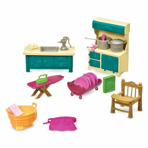 Li'l Woodzeez - Meubles jouets - Meubles pour poupées - Accessoires pour maisons de jeu - Jeu pour enfants - 3 ans et +