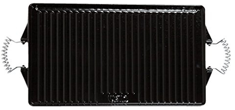 Imex El Zorro El Zorro 63175-Plancha Hierro Fundido Rectangular, 27 x 21 cm, Esmaltado, Negro, 21 cm