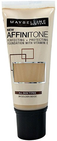 2 x Maybelline Affinitone Unifying Foundation Cream 30ml - 24 Golden Beige