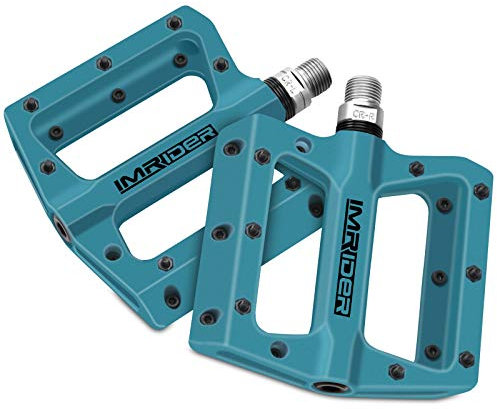 Imrider MTB Mountain Bike Pedals Lightweight Nylon Fiber 9/16 Inch For BMX Road MTB Bike