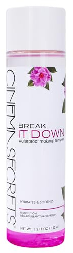 CINEMA SECRETS Break It Down Makeup Remover - Dual-Phase, Hydrating Eye & Face Cleanser for Long-Wear Makeup, Double Cleansing, Soothing & Paraben-Free Formula