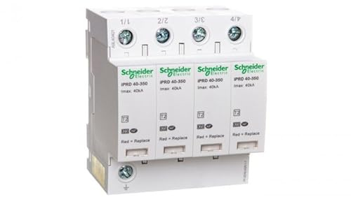 Schneider A9L40401 IPRD40r Parasurtenseur modulaire 4P 350 V avec Transfert à Distance