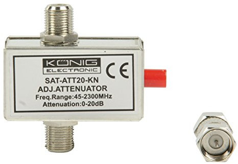 König SAT-ATT20-KN Atténuateur 20db + DC Pass