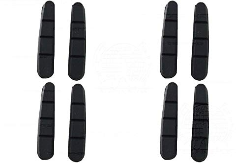 DiscoBrakes 4 Pairs Pad Inserts for Shimano Dura-Ace Ultegra 105 Road Brake BR-7700 7800
