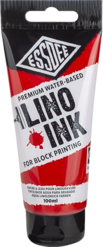 Essdee Premium Quality Block Printing Ink (röd 100 ml)