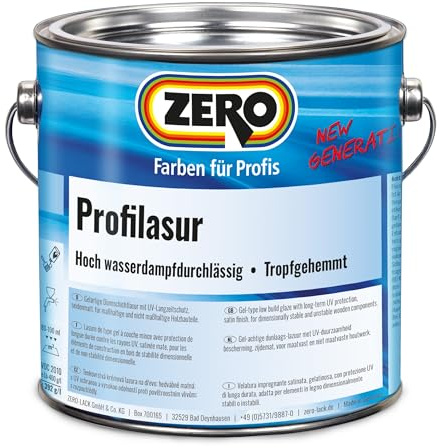 ZERO Profilasur palisander 2,5 l, Seidenmatt, Alkydharz-Holzlasur