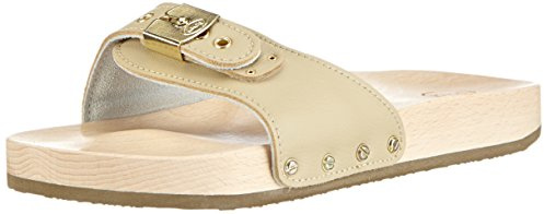 Scholl Zoccoli PESCURA Flat, Sabbia, 43 EU