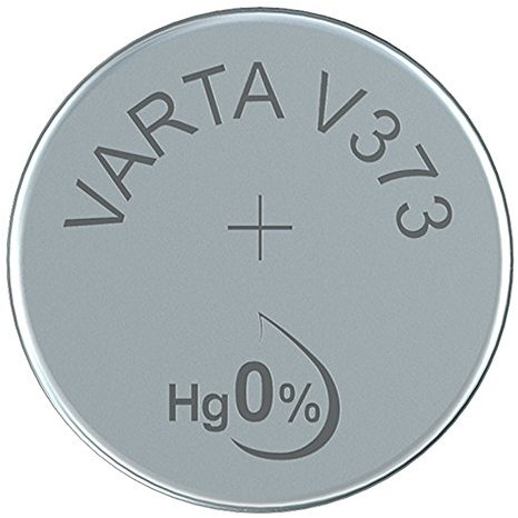 VARTA 14501373 - Knopfzellen-Batterie V373 mit 1,5 Volt, Kapazität 23 mAh, chemisches System Silberoxid, für elektronische Alltagsgeräte zur Sicherstellung einer optimalen Energieversorgung