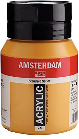 Amsterdam Standard Series Acrylic Jar 500 ml Yellow Ochre 227 (17722272)