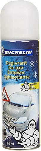 MICHELIN Dégivrant Pare-Brise 300ml – Aérosol dégivrage Rapide et Efficace, Action instantanée Anti-Regel, Protection balais d’essuie-Glace et Joints, idéal Hiver et Conditions givrantes
