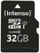 Intenso Premium microSDHC 32GB Class 10 UHS-I Speicherkarte inkl. SD-Adapter (bis zu 90 MB/s), schwarz