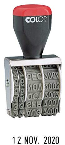 Colop Datumstempel 05000 5 mm Schrifthöhe/4200510200, 6 x 5 x 2 cm
