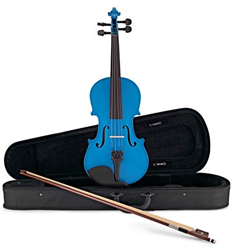 Student Full Size Violin by Gear4music, Blue