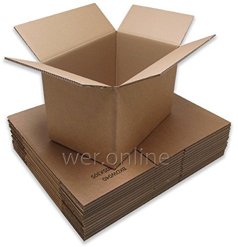 20 x Large Double Wall Cardboard Removal Boxes 18x12x12