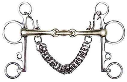 HKM 540603 Pelham Argentan, 16 mm, unterzug 7 cm, L