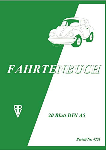 PVP Penig 4251 Auto- und Fahrtenbücher Fahrtenbuch A5 20 Blatt