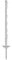 VOSS.farming 20x Kunststoffpfahl, 74 cm, weiß Weidezaun Elektrozaun Weidezaunpfahl