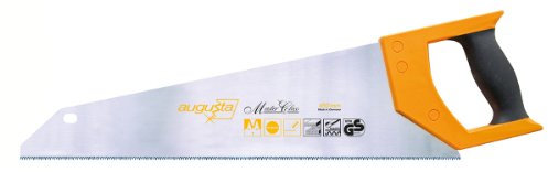 Augusta-Heckenrose Profi-Handsäge 450 mm I Handsäge aus Bandstahl C75 I Säge mit 2-Komponenten Softgriff & High-Speed-Cut für Tischler- & Spanplatten & PVC