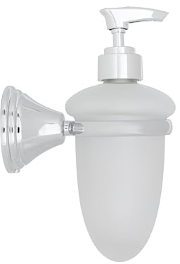 Croydex Westminster Soap Dispenser - Chrome & Glass