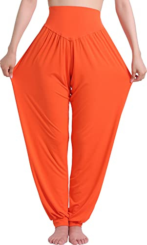 Hoerev Super Soft Spandex Byxor Modal Harem Yoga Pilates