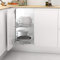 Menage Confort Kit de 2 bandejas giratorias 180º de Rejilla para Mueble de Cocina rinconero - Mueble esquinero de Cocina - Ancho Puerta 500mm / Alto Producto 630-730mm