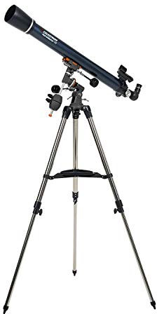 Celestron 21062 AstroMaster 70EQ Refractor Telescope, 36 Inch Tube Length, f/13 Focal Ratio, Dark Blue