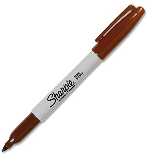 Sharpie 30037 Fine Brown Permanent Marker