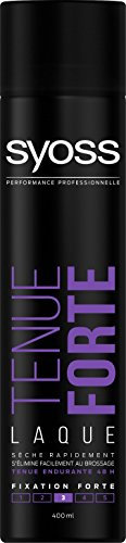Syoss - Spray Laque Coiffant Tenue Forte - Tenue endurante 48h - Fixation forte - Aérosol 400 ml
