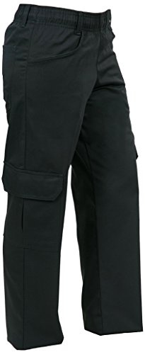 Mercer Culinary womens Cargo chefs pants, Black, 1X US