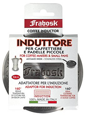 Frabosk Induttore Diffusore per Induzione, Acciaio Inossidabile, Grigio, 12x12x0.03 cm