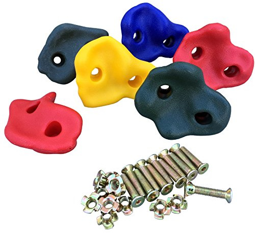 Loggyland Klettersteine für Kletterwand, 6er-Set I für Boulderwand