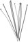 fischer Kabelbinder UBN, hochwertiges Kabelhalter-Set (100 Stk. 2,5 x 200 mm) aus Nylon-Polyamid, für Befestigungen von Kabeln und Rohren, halogen- & silikonfrei, schwarz