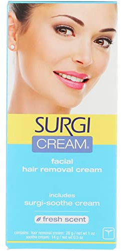 SURGI-CREAM Facial Hair Removal Cream 1 oz (Pack of 4)
