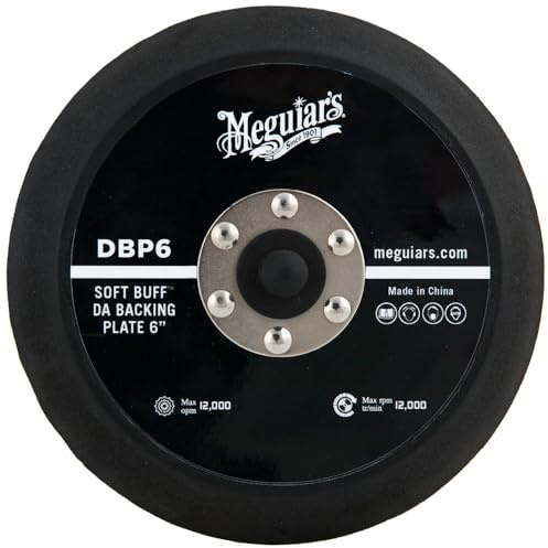 Meguiar's DBP6 6 inch DA Backing Plate for a Dual Action Polisher