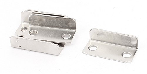 sourcing map 5 Stück 2,9 cm x 1,4 cm x 0,9 cm Schrank Schrank Schubladenschloss Schließblech