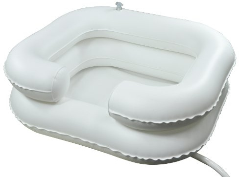 Aidapt Large Portable Deluxe Inflatable Hair Washing Basin Living Aid for Washing Hair in Bed