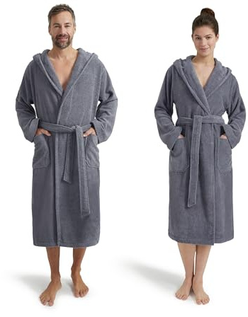 möve Superwuschel Peignoir à Capuche, Tissu-éponge, Stone, XXL