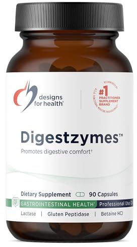 Digestzymes Digestive Enzyme Complex Supplement (380mg - 90 Capsules - 3 Month Supply) - Blend of Digestive Enzymes to Digest Protein, Dairy, Carbs & Fat – Suitable for Those with Gas & Bloating