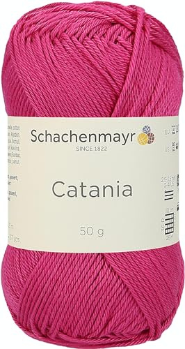 Schachenmayr Catania 9801210-00114 cyclam Handstrickgarn, Häkelgarn, Baumwolle