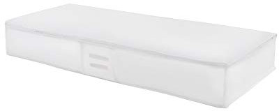 Compactor Milky Extra-Flat Storage Bag, XL, 100X48X15 cm, White, Soft Storage Solution