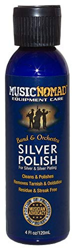 MusicNomad Silver Polish for Silver-Plated Instruments, 4 oz (MN701)