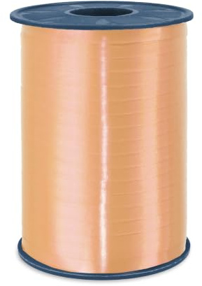 C.E. Pattberg AMERICA Gift curling Ribbon apricot (orange), 546 yards of balloonribbon for Gift Wrapping, 0.2 inches width, Accessories for Decoration & Handicrafts, Decoration Ribbon for Presents