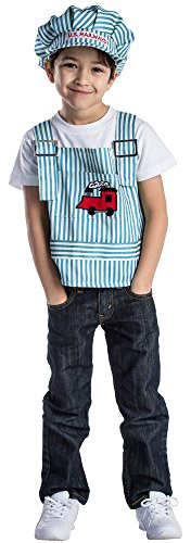 Dress Up America Dress-Up Costumes - Kids Pretend Play Sets - Role-Play Costume Clothes for Toddlers (Train Engineer)