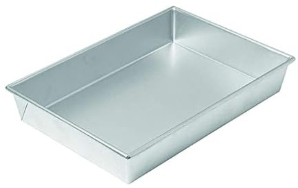 Chicago Metallic Commercial II Traditional Uncoated Bake N' Roast Pan. Perfect for roasting chicken and vegetables, creating one-pan meals, and more. 13 by 9 by 2-1/4-Inch