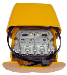 TELEVES Amplificateur de Mât NanoKom 3e/1s Easy F - UHF[DC]-UHF-VHFmix