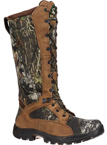 ROCKY Bota impermeable para hombre, a prueba de serpiente, Mossy Roble Breakup, 11.5 W US